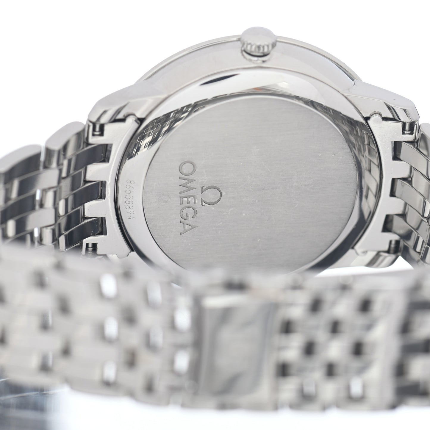 Stainless Steel 37mm De Ville Prestige Co-Axial Automatic Watch Black 424.10.40.20.01.001