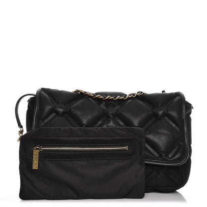 Chanel Calfskin Quilted Large Chesterfield Flap Black 3 of 9