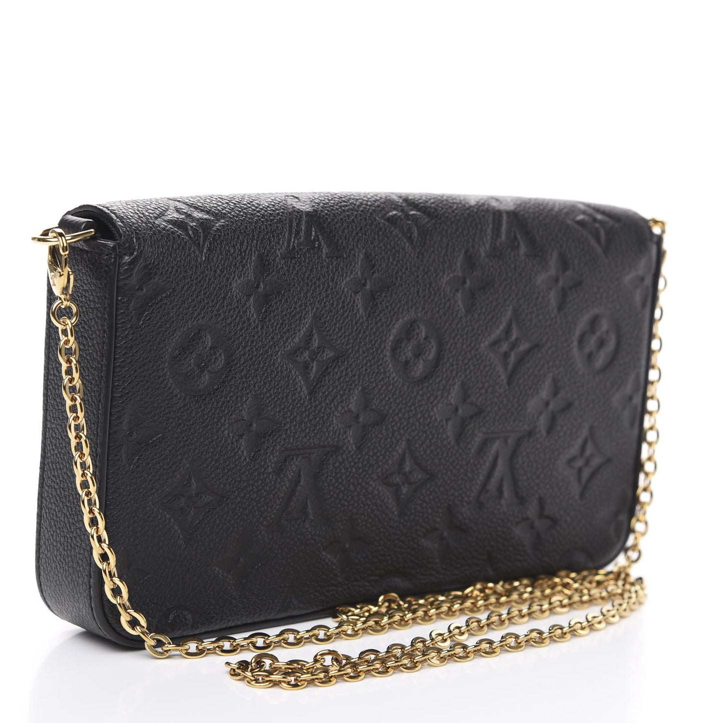 Empreinte Pochette Felicie Chain Wallet Black