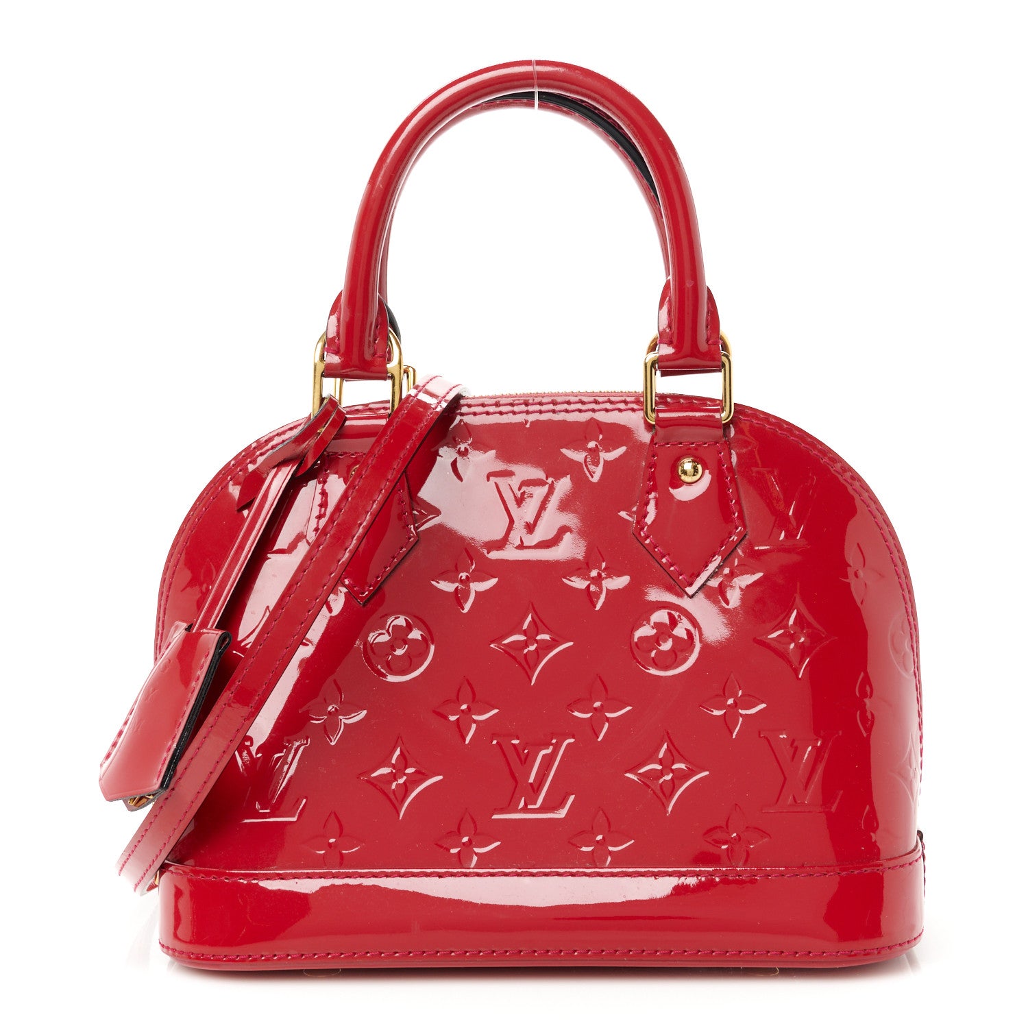 Louis Vuitton Vernis Alma BB Rose Indien 1 of 10