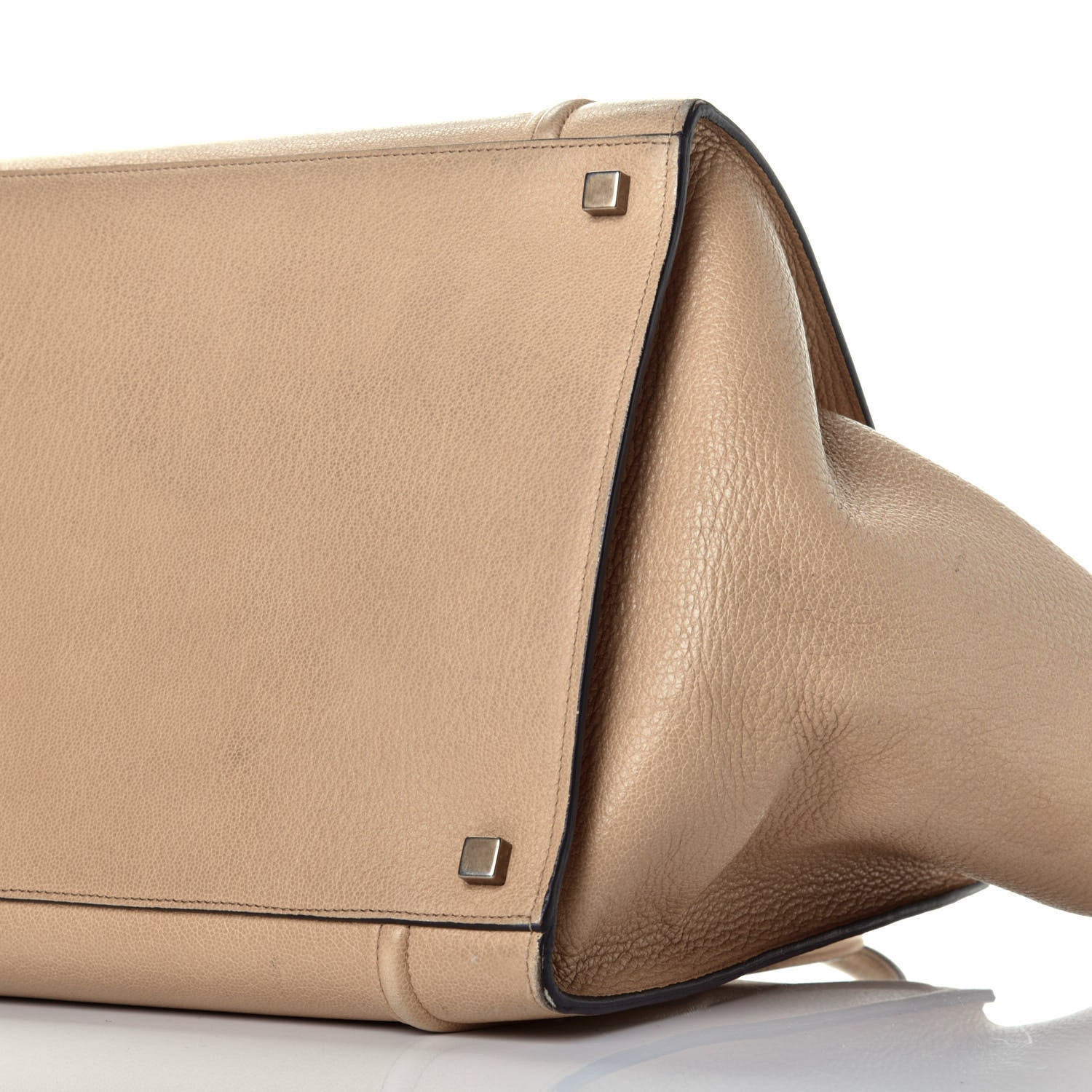 Celine Grained Calfskin Medium Phantom Luggage Dune 7 of 11