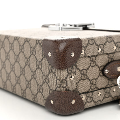 Gucci GG Supreme Monogram Globe-Trotter Beauty Case Brown 9 of 10