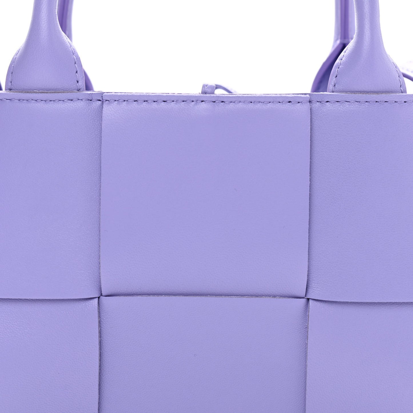 Nappa Maxi Intreccio Mini Arco Tote Wisteria