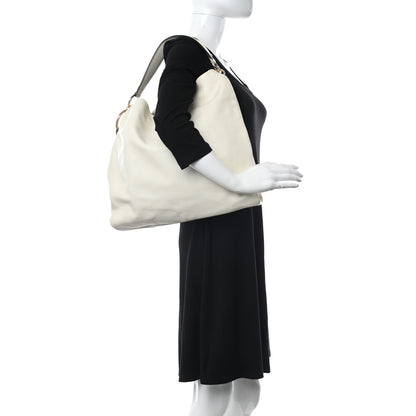 Jimmy Choo Smooth Calfskin Callie Hobo Bag Latte 2 of 12