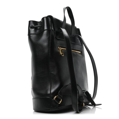 Gucci Boarded Plutone Calfskin Horsebit 1955 Single Buckle Backpack Black 3 of 10