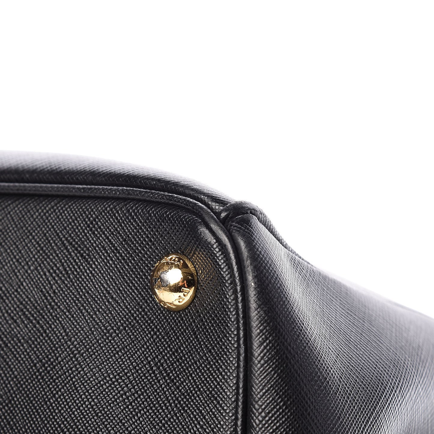 Saffiano Large Galleria Double Zip Tote Black