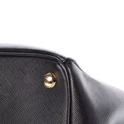 Prada Saffiano Large Galleria Double Zip Tote Black 14 of 15