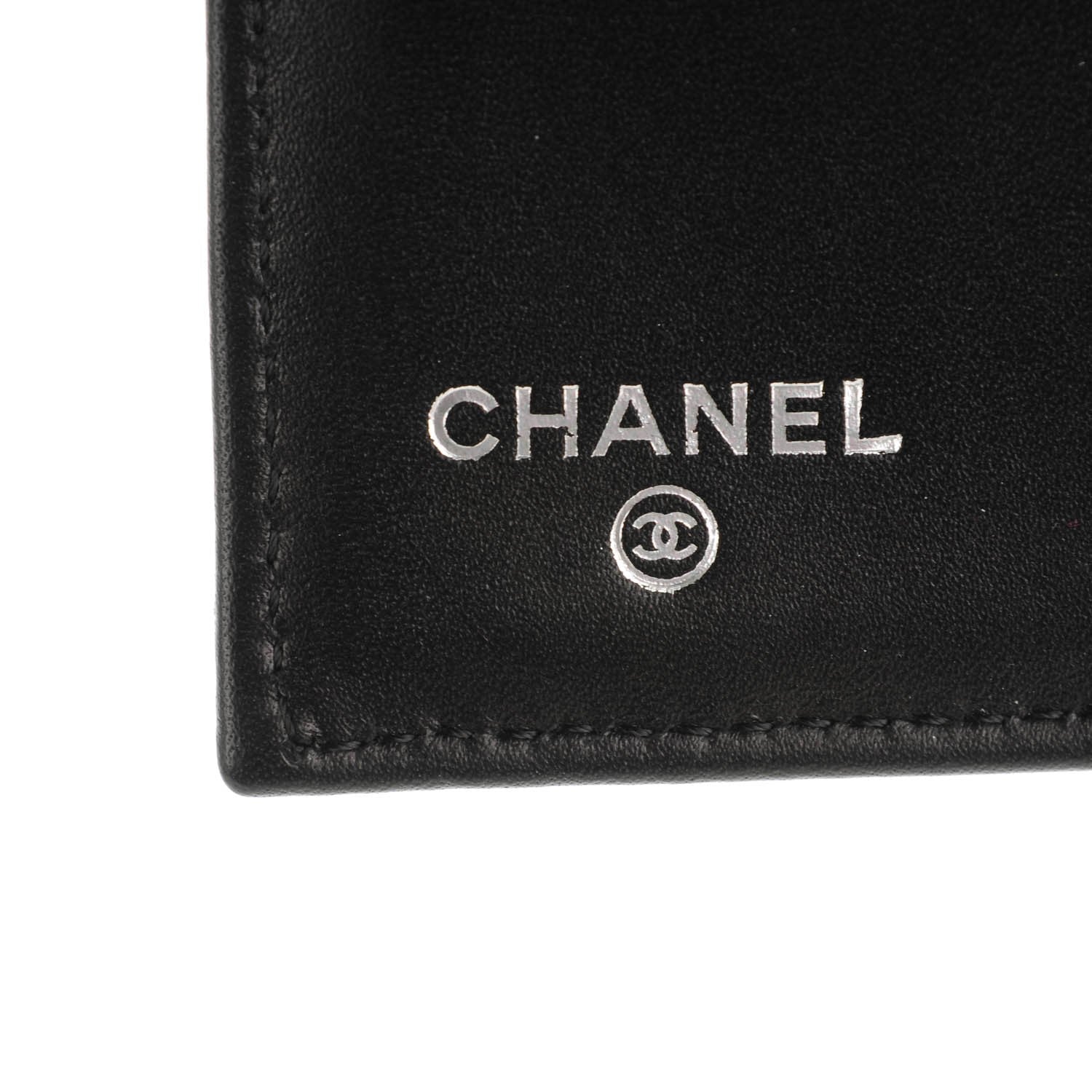 Chanel Iridescent Caviar Quilted Large Flap Wallet Black 6 of 8