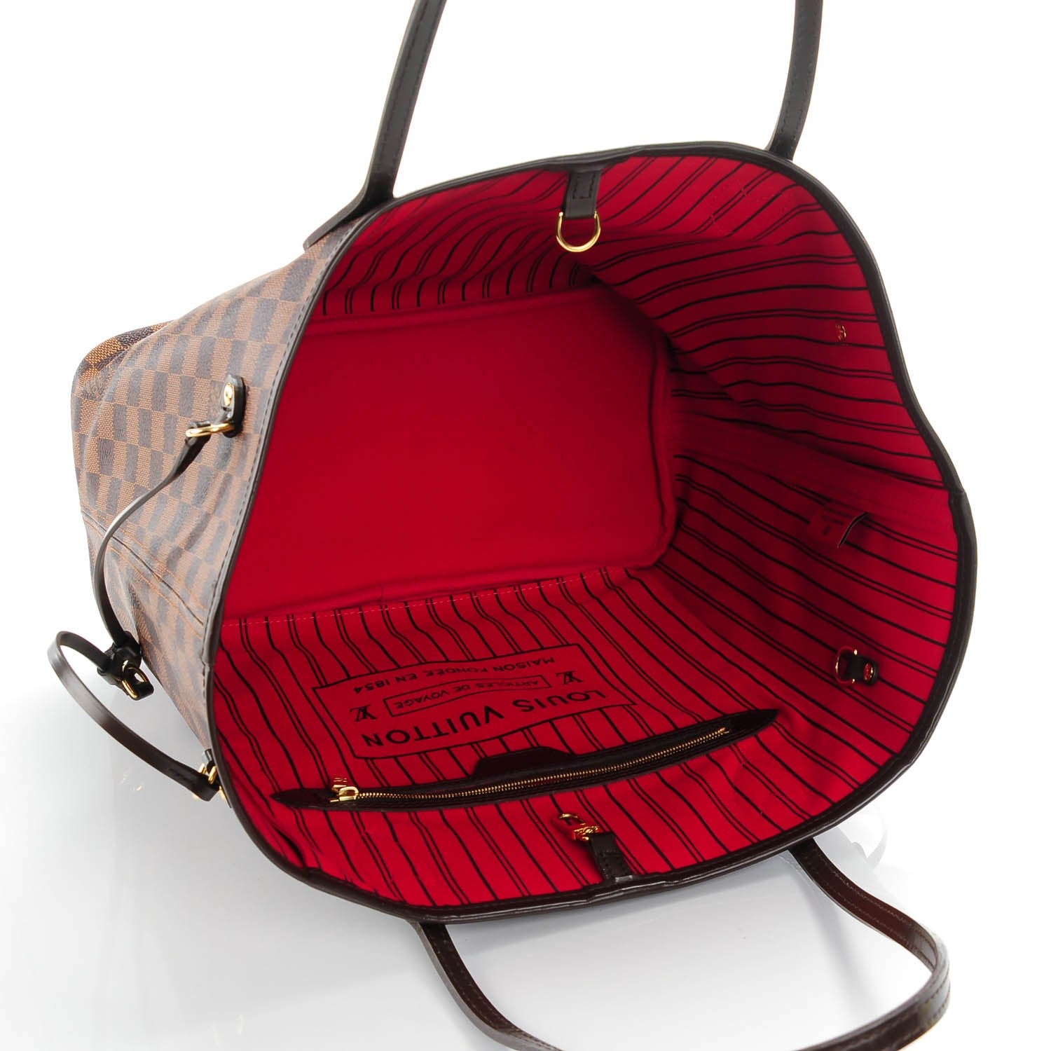 Louis Vuitton Damier Ebene Neverfull MM 5 of 8