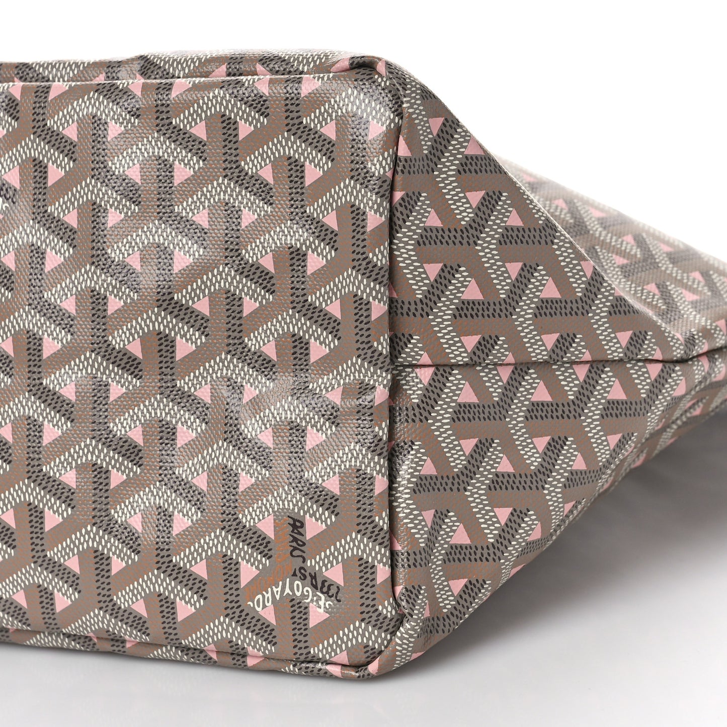 Goyardine Saint Louis Claire Voie PM Grege Powder Pink