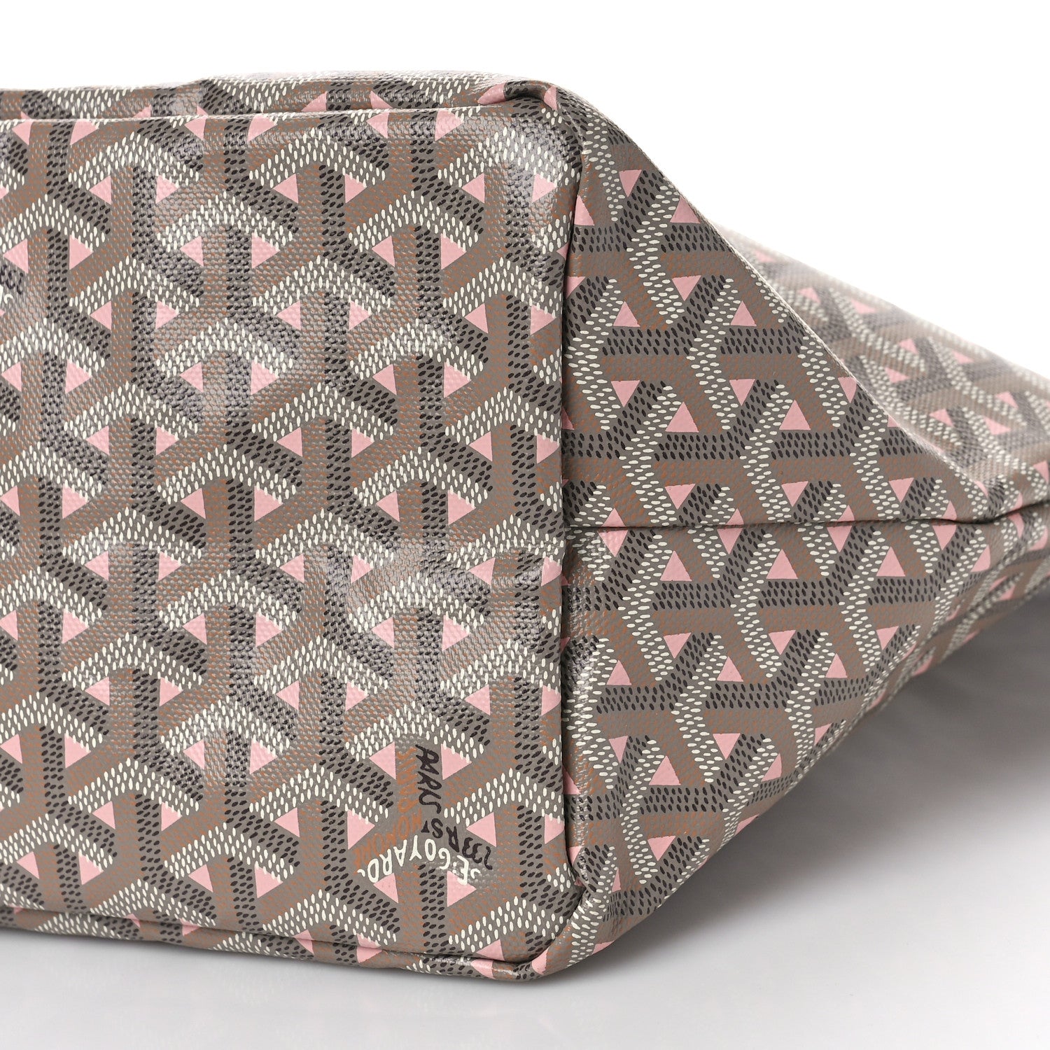 Goyard Goyardine Saint Louis Claire Voie PM Grege Powder Pink 7 of 7