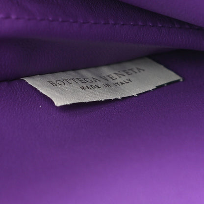 Bottega Veneta Stingray Piano Crisscross Clutch Purple 8 of 15