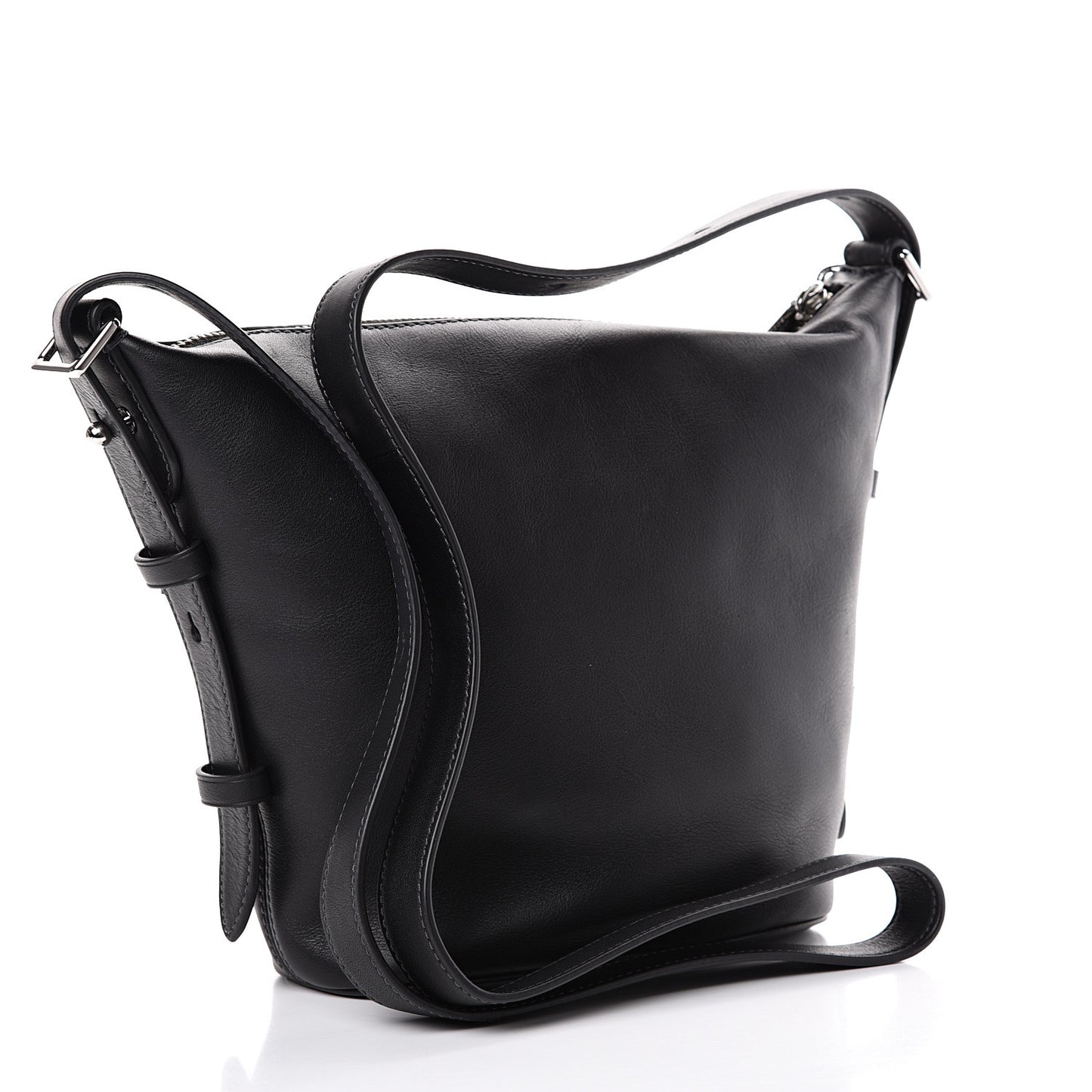 Calfskin Sling Shoulder Bag Black