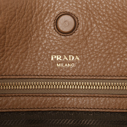 Prada Vitello Daino Pocket Tote Caramel 8 of 9