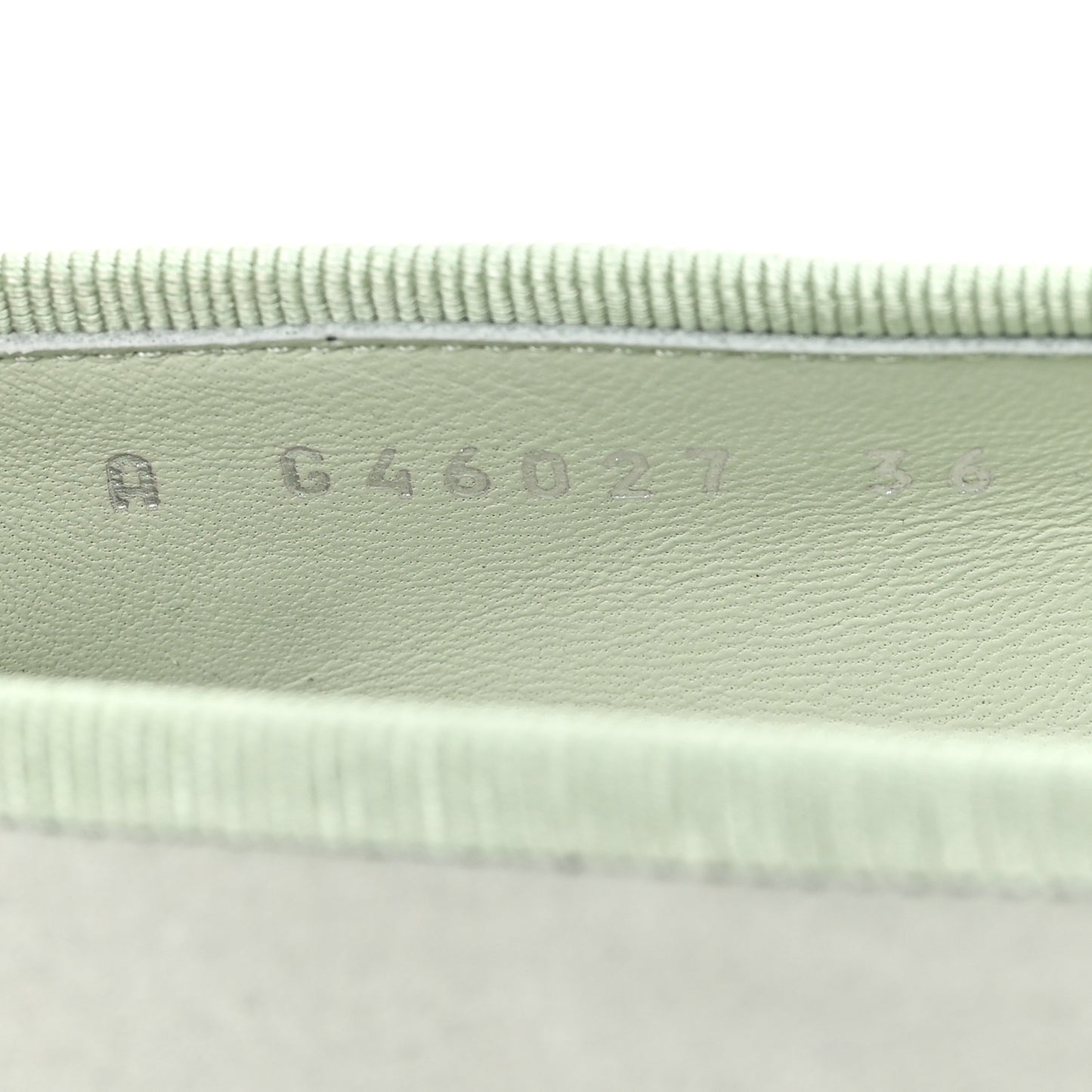 Suede Cap Toe CC Ballerina Flats 36 Light Green