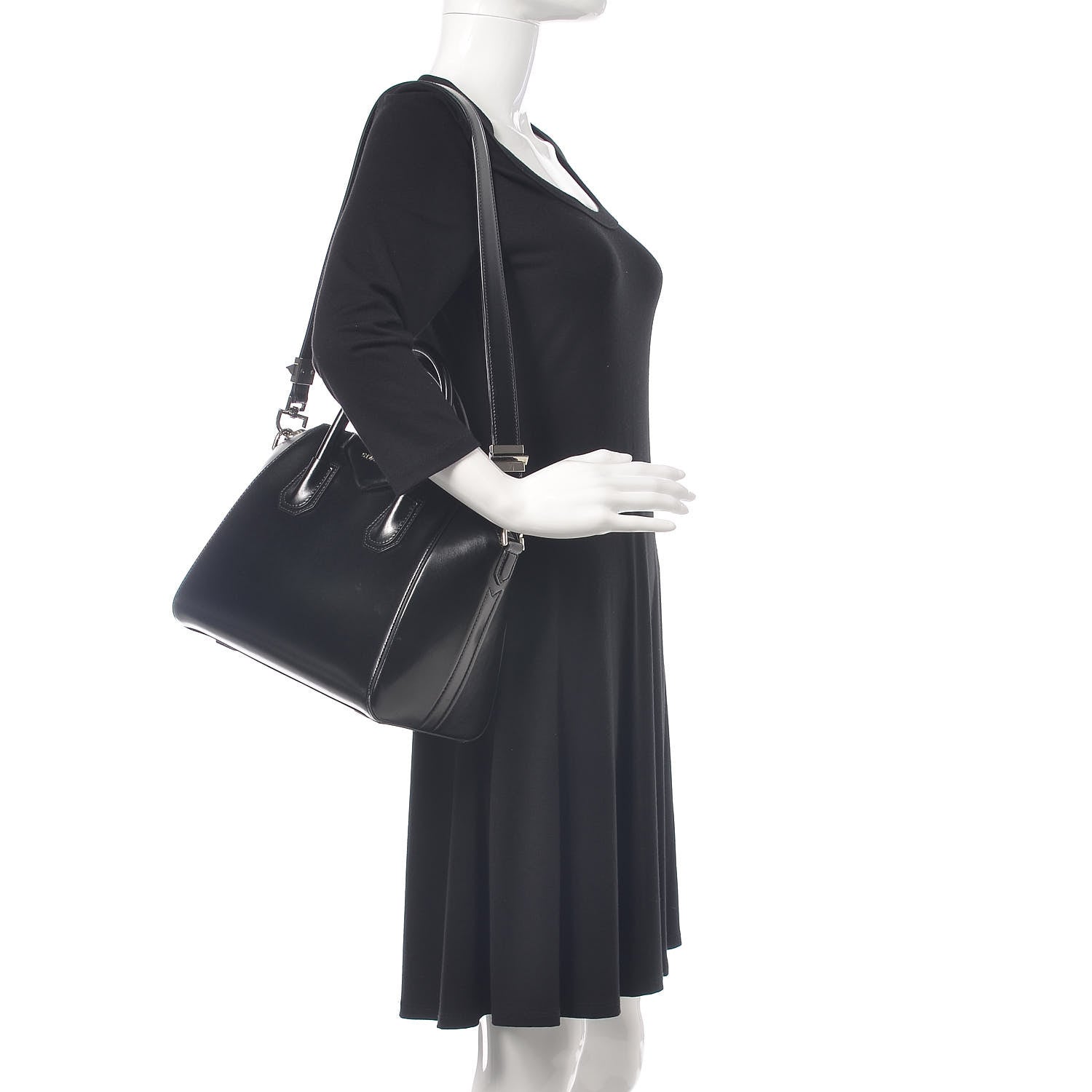 Givenchy Shiny Lord Calfskin Small Antigona Black 3 of 15