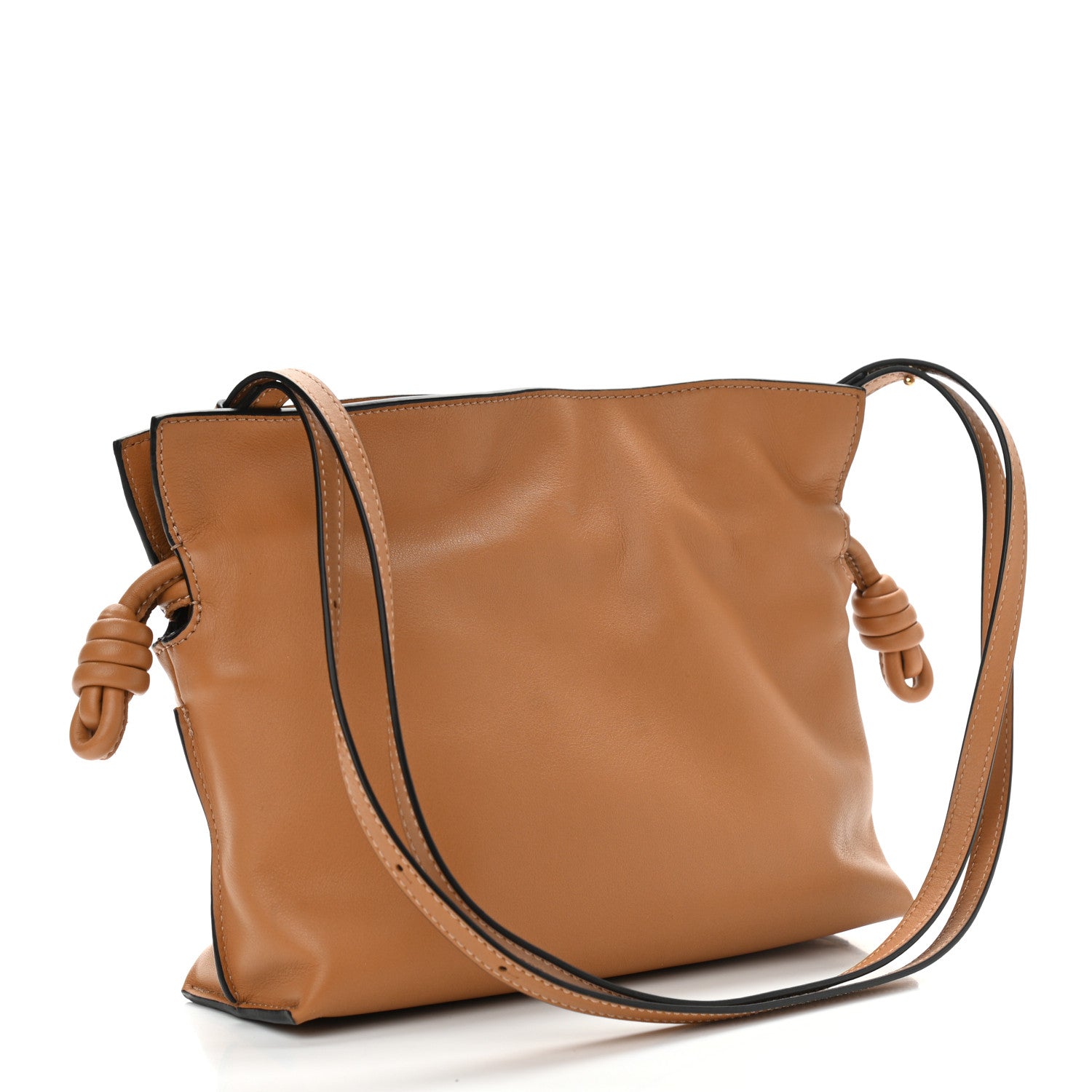 Loewe Calfskin Mini Flamenco Knot Clutch Warm Desert 3 of 10