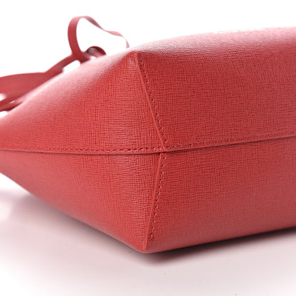 Mansur Gavriel Saffiano Mini Mini Bucket Bag Flamma Flamma 8 of 10