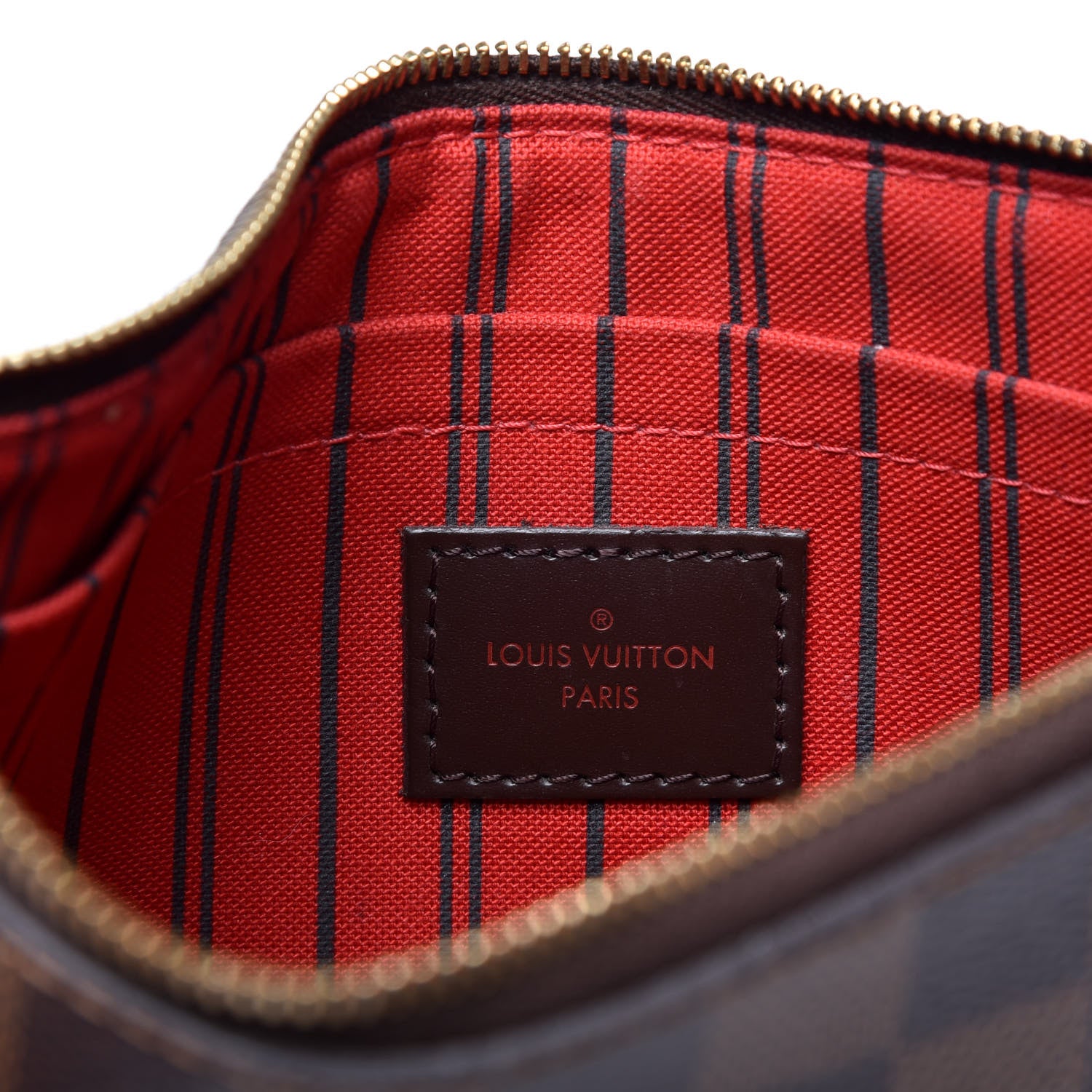 Louis Vuitton Damier Ebene Neverfull MM GM Pochette 8 of 9