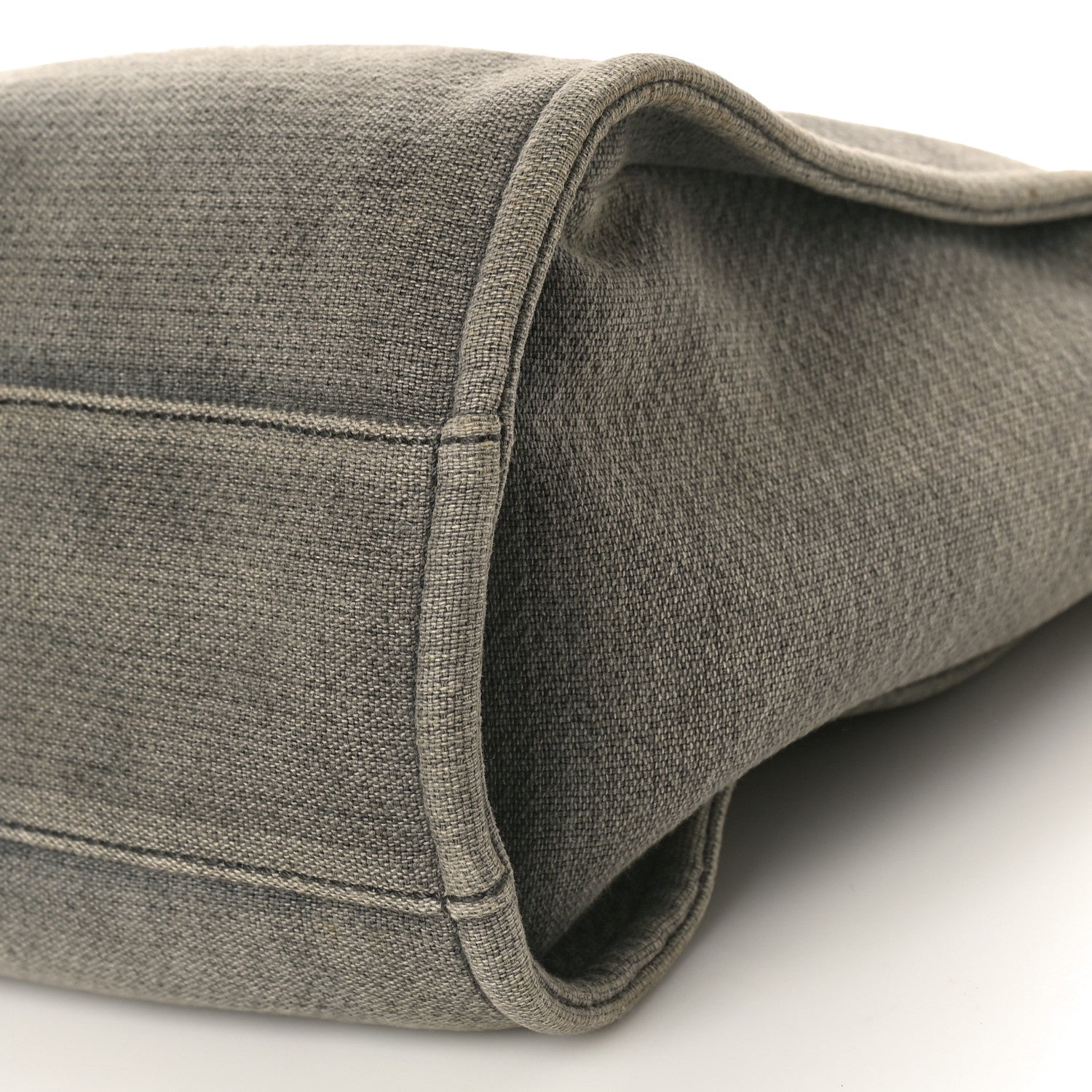 Chanel Canvas Small Deauville Tote Grey 10 of 11