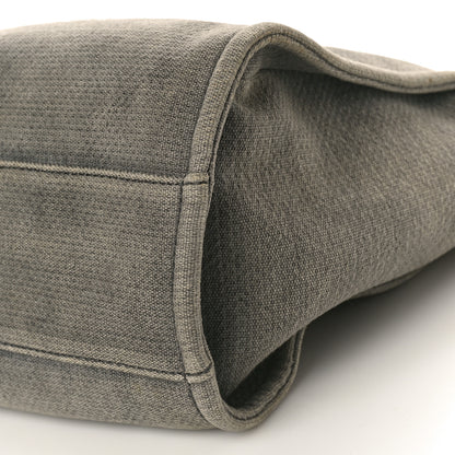 Chanel Canvas Small Deauville Tote Grey 10 of 11