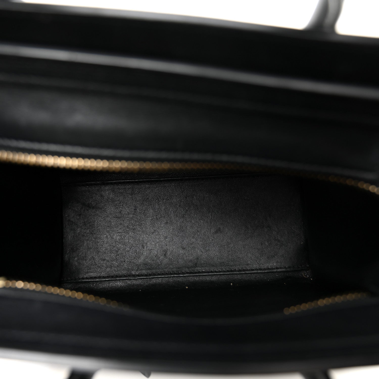 Celine Smooth Calfskin Nano Luggage Black 5 of 11