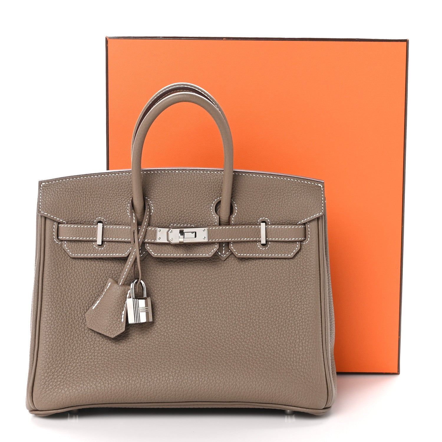 Hermes Togo Birkin 25 Etoupe 11 of 11