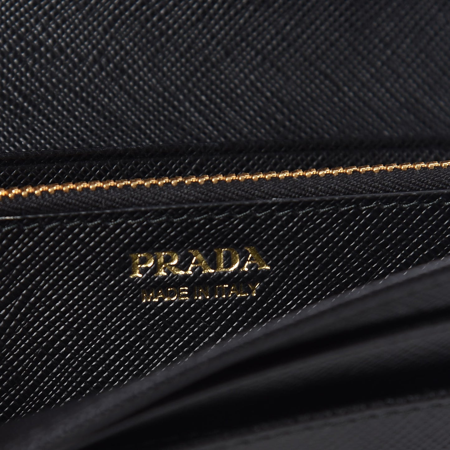 Saffiano Metal Continental Flap Wallet Black