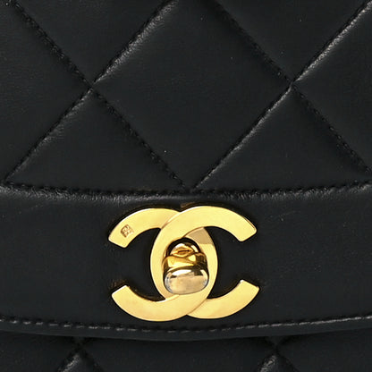 Chanel Lambskin Quilted Medium Single Flap Black 8 of 11