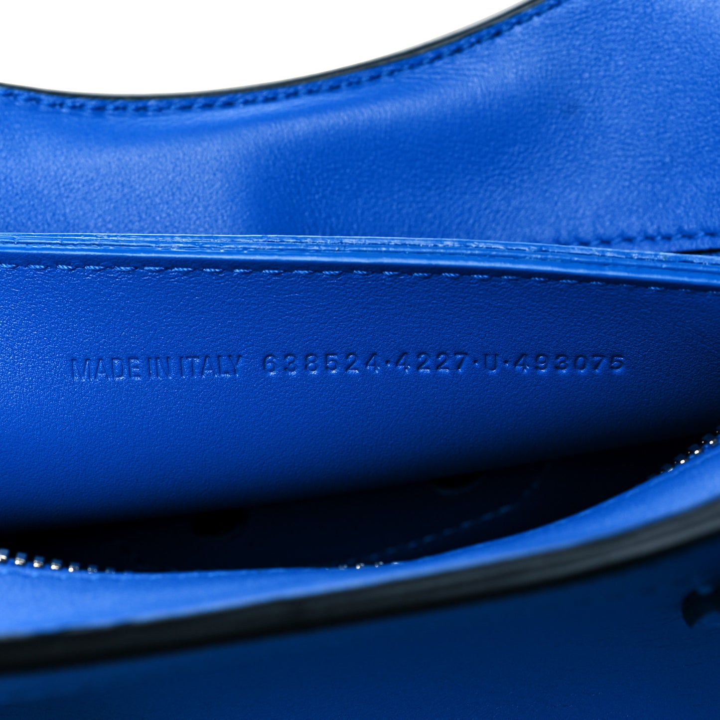 Smooth Calfskin Neo Classic Silver Hardware Mini City Bleu