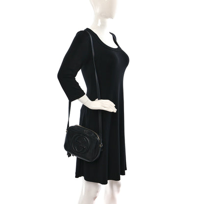 Gucci Pebbled Calfskin Small Soho Disco Bag Black 2 of 9