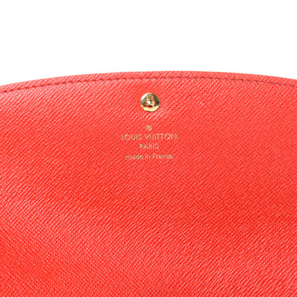 Louis Vuitton Monogram Bloom Flower Emilie Wallet Coquelicot 6 of 9