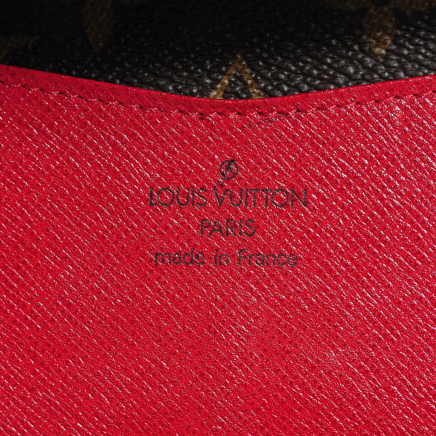 Monogram Josephine Wallet Red