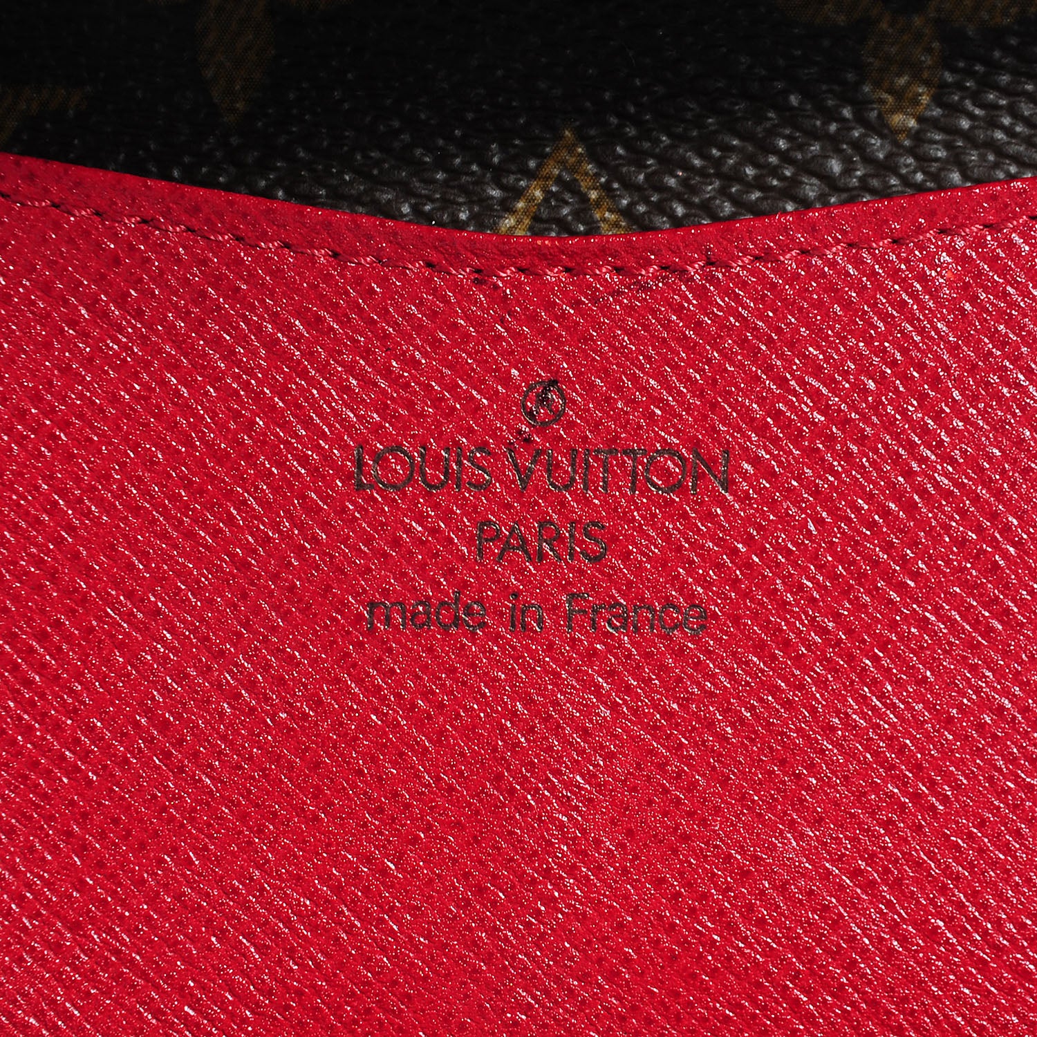 Louis Vuitton Monogram Josephine Wallet Red 7 of 8