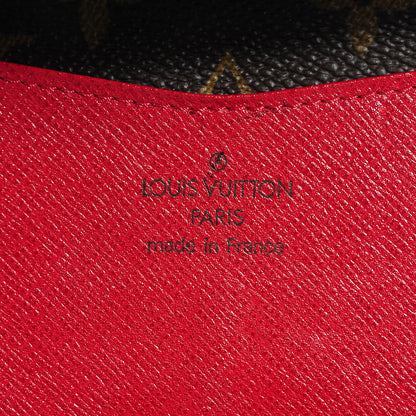 Louis Vuitton Monogram Josephine Wallet Red 7 of 8