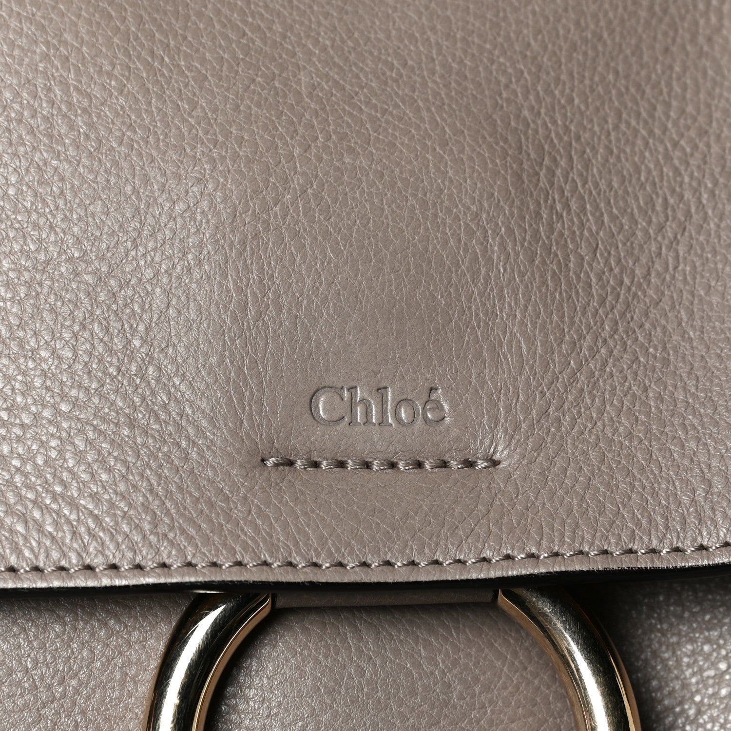 Chloe Calfskin Mini Faye Day Shoulder Bag Motty Grey 12 of 12