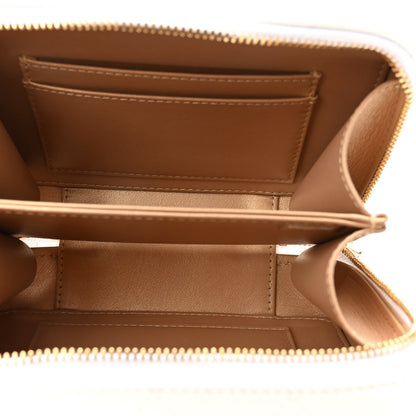 Chanel Lambskin Quilted Golden Plate Clutch With Chain White 5 of 11