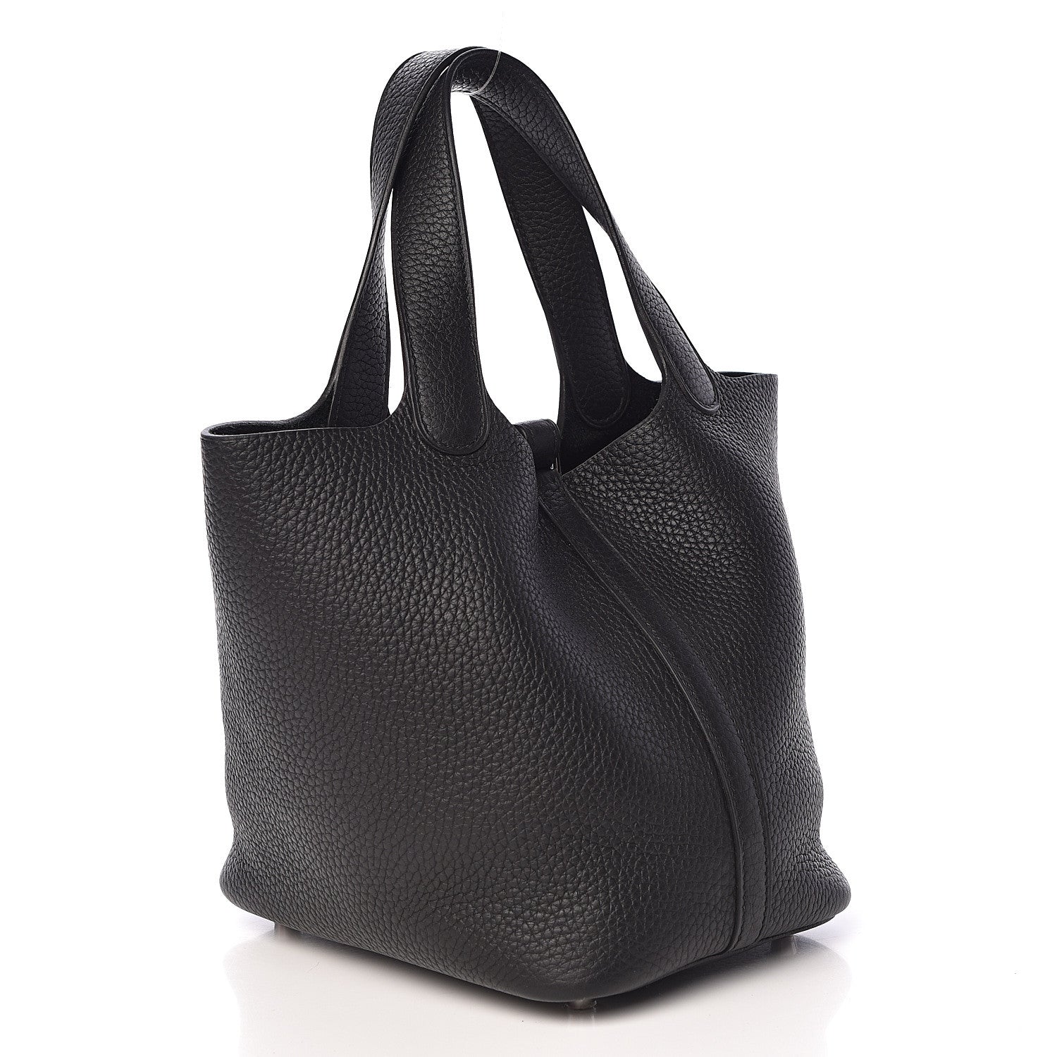 Hermes Taurillon Clemence Picotin Lock 18 PM Black 3 of 12