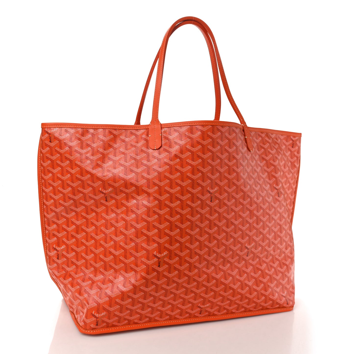 Goyardine Reversible Anjou GM Orange