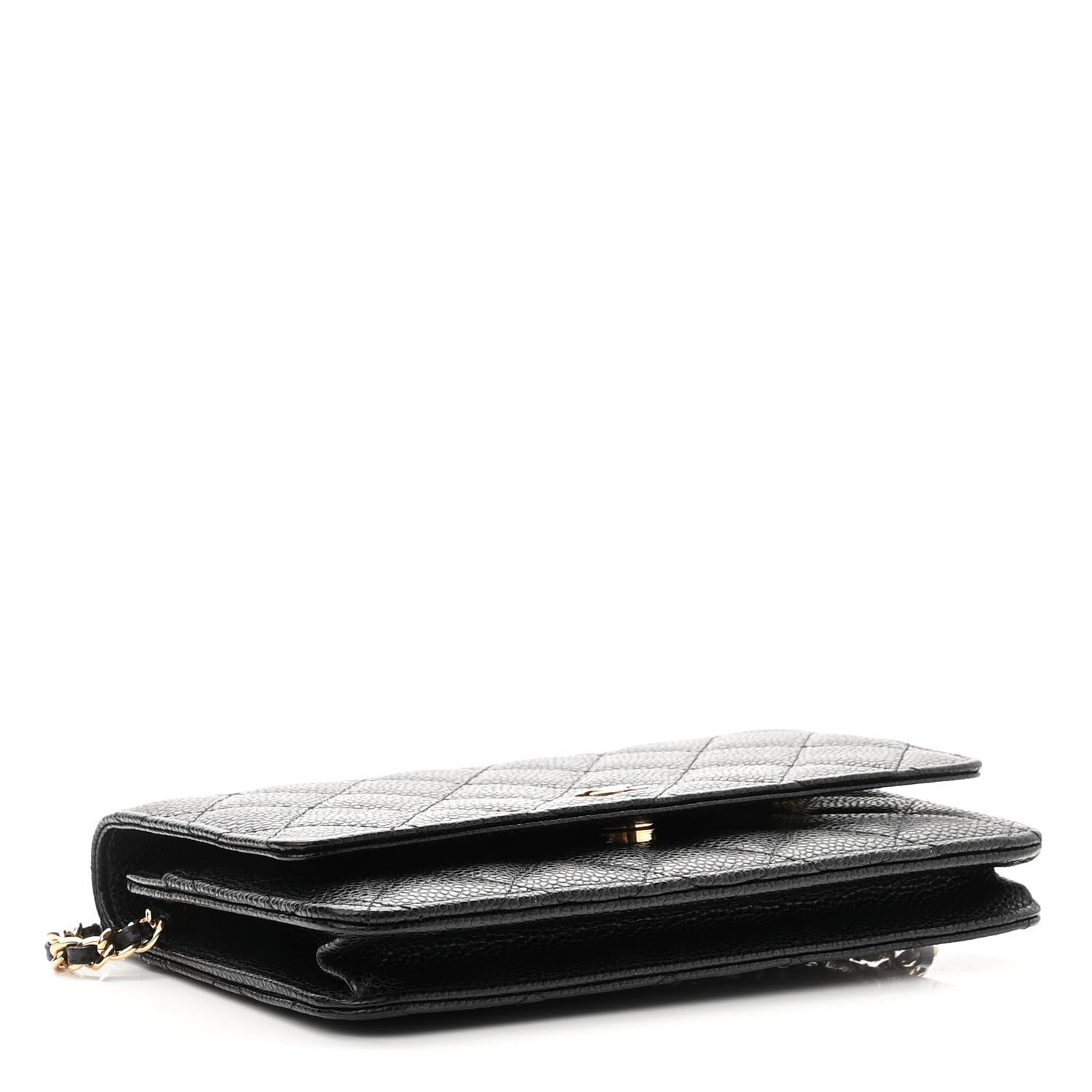 Chanel Caviar Quilted Wallet On Chain WOC Black 4 of 12