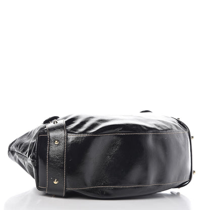 Gucci Patent Medium Pelham Shoulder Bag Black 4 of 11