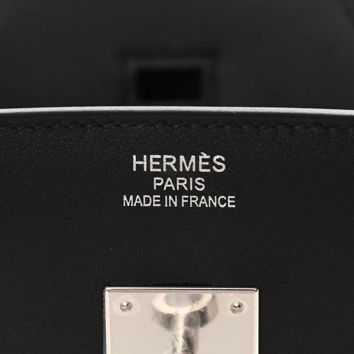 Hermes Swift Twill H Fray Fray Birkin 35 Black Ecru 6 of 11