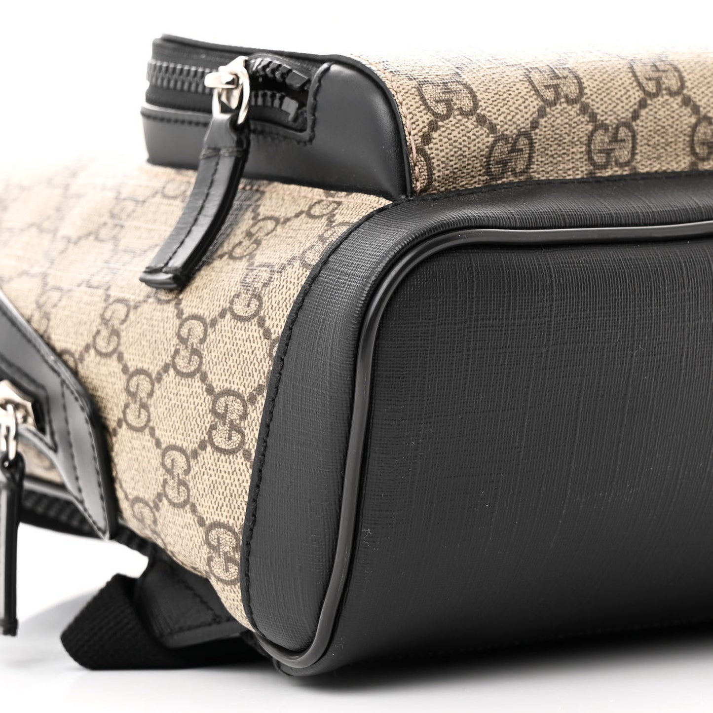 GG Supreme Monogram Small Eden Day Backpack Black