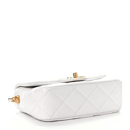 Chanel Lambskin Quilted Mini My Perfect Flap White 4 of 10