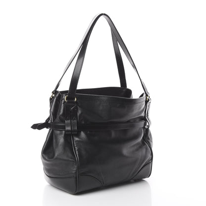 Burberry Soft Bridle Calfskin Small Canterbury Tote Black 2 of 9