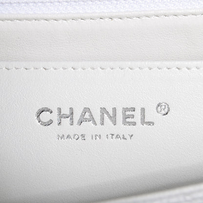 Chanel Caviar Jumbo Single Flap White 7 of 8