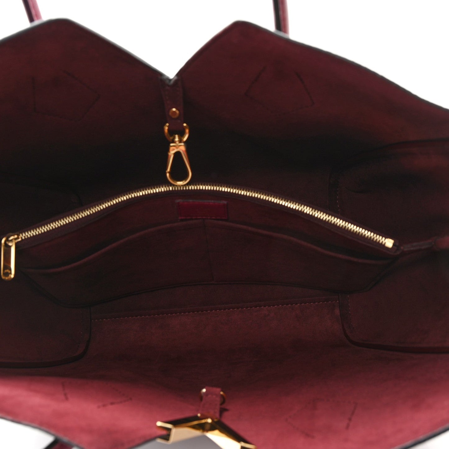Calfskin Monogram Kimono Tote Grape