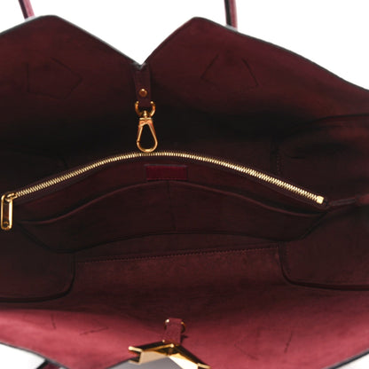 Louis Vuitton Calfskin Monogram Kimono Tote Grape 5 of 9