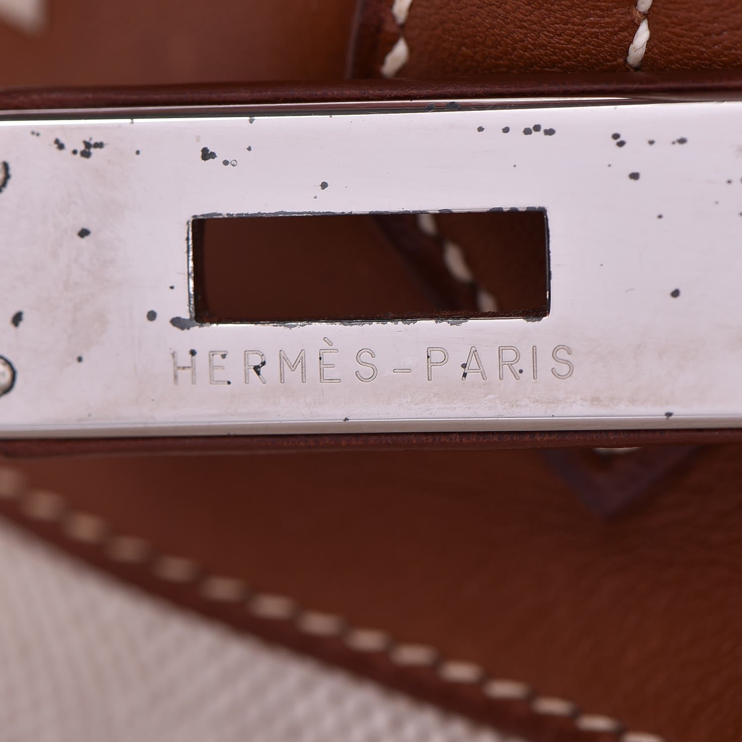 Hermes Toile Barenia Birkin 35 Fauve 24 of 45
