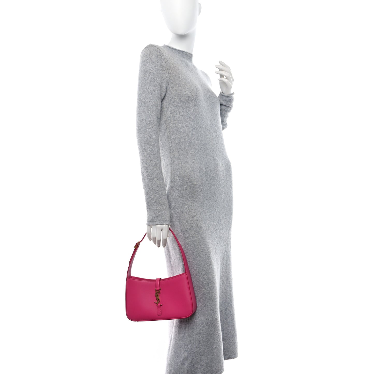 Smooth Calfskin Le 5 A 7 Hobo Bubblegum
